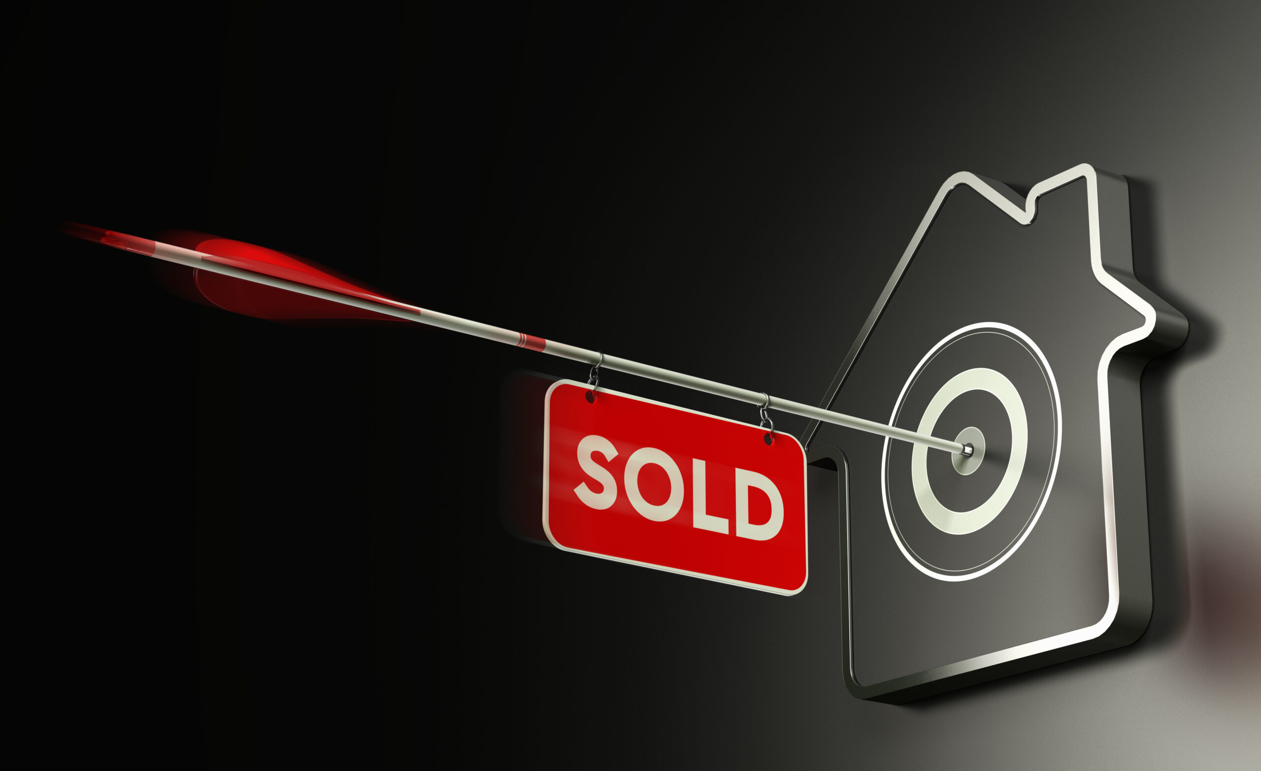 Real Estate Sold Concept, Efficient Sale Strategy.