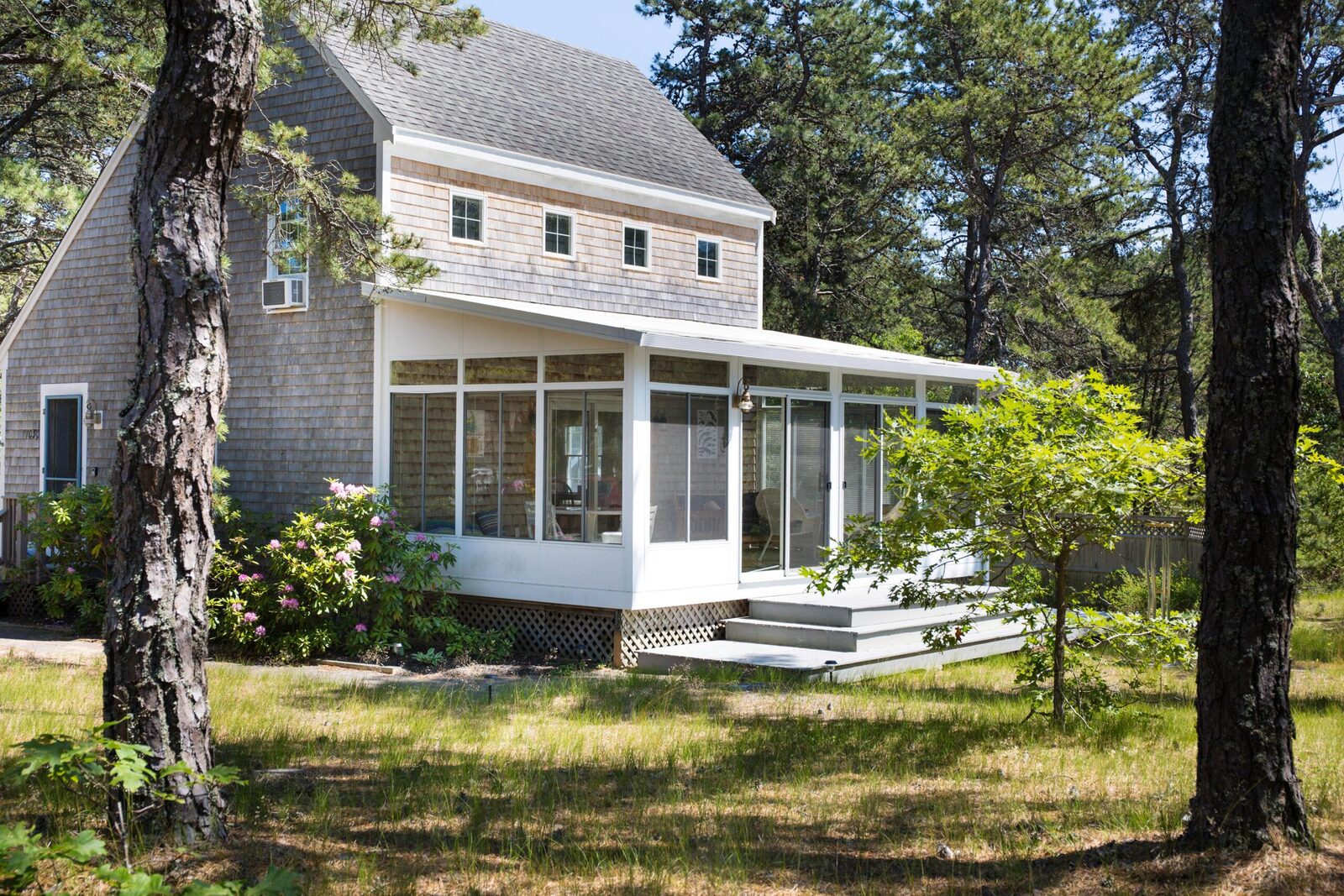 A suburban house and driveway