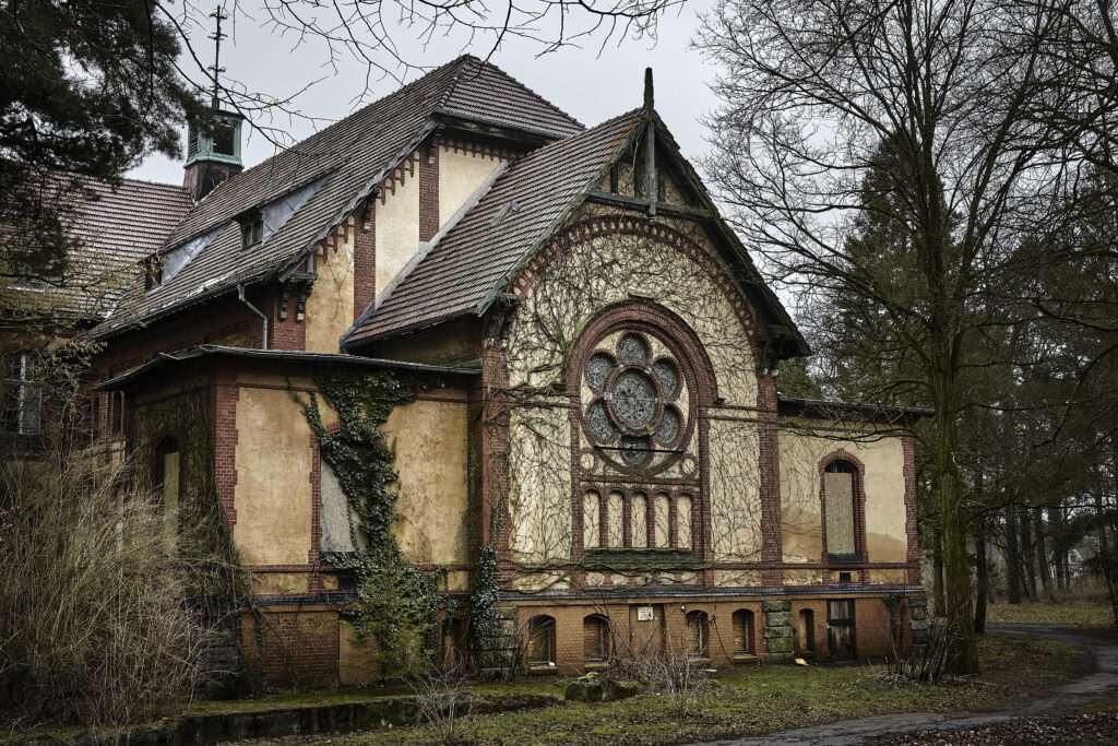An abandoned old hospital