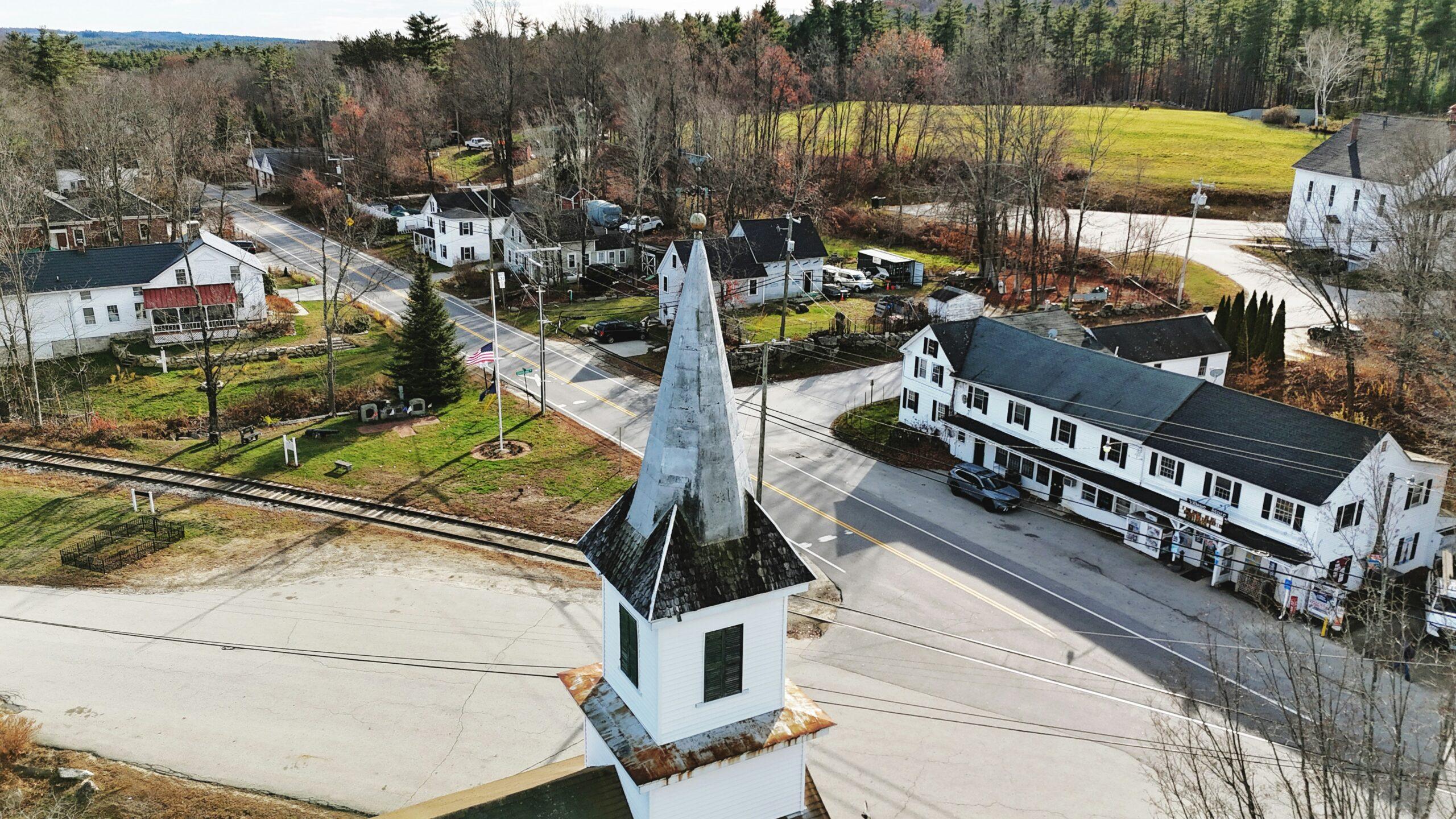 Houses on a quiet residential road