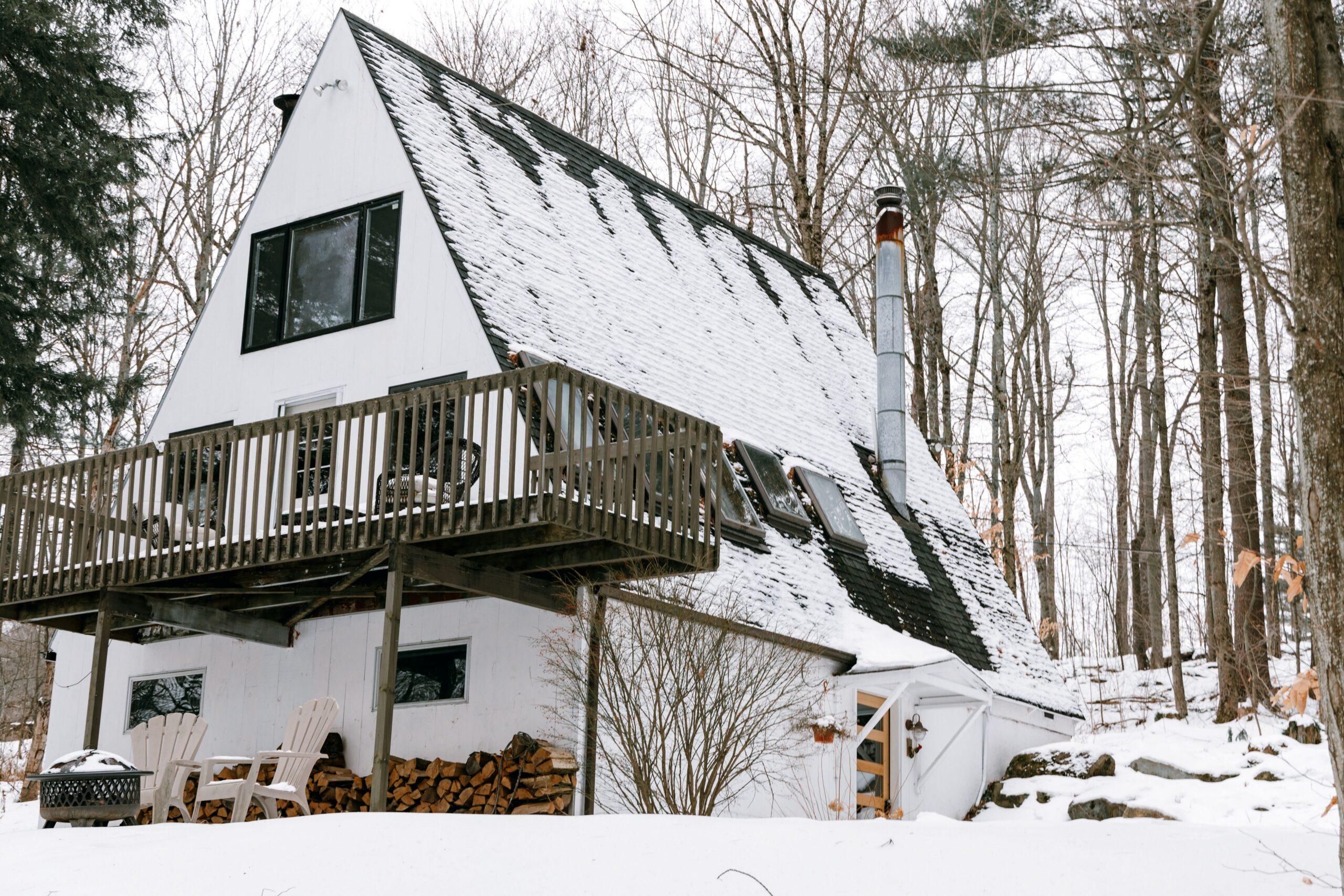 The exterior of a family home