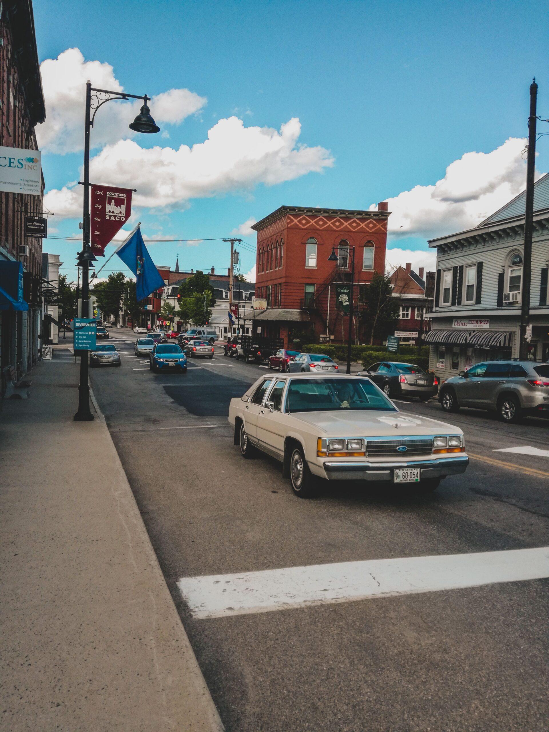 A residential street