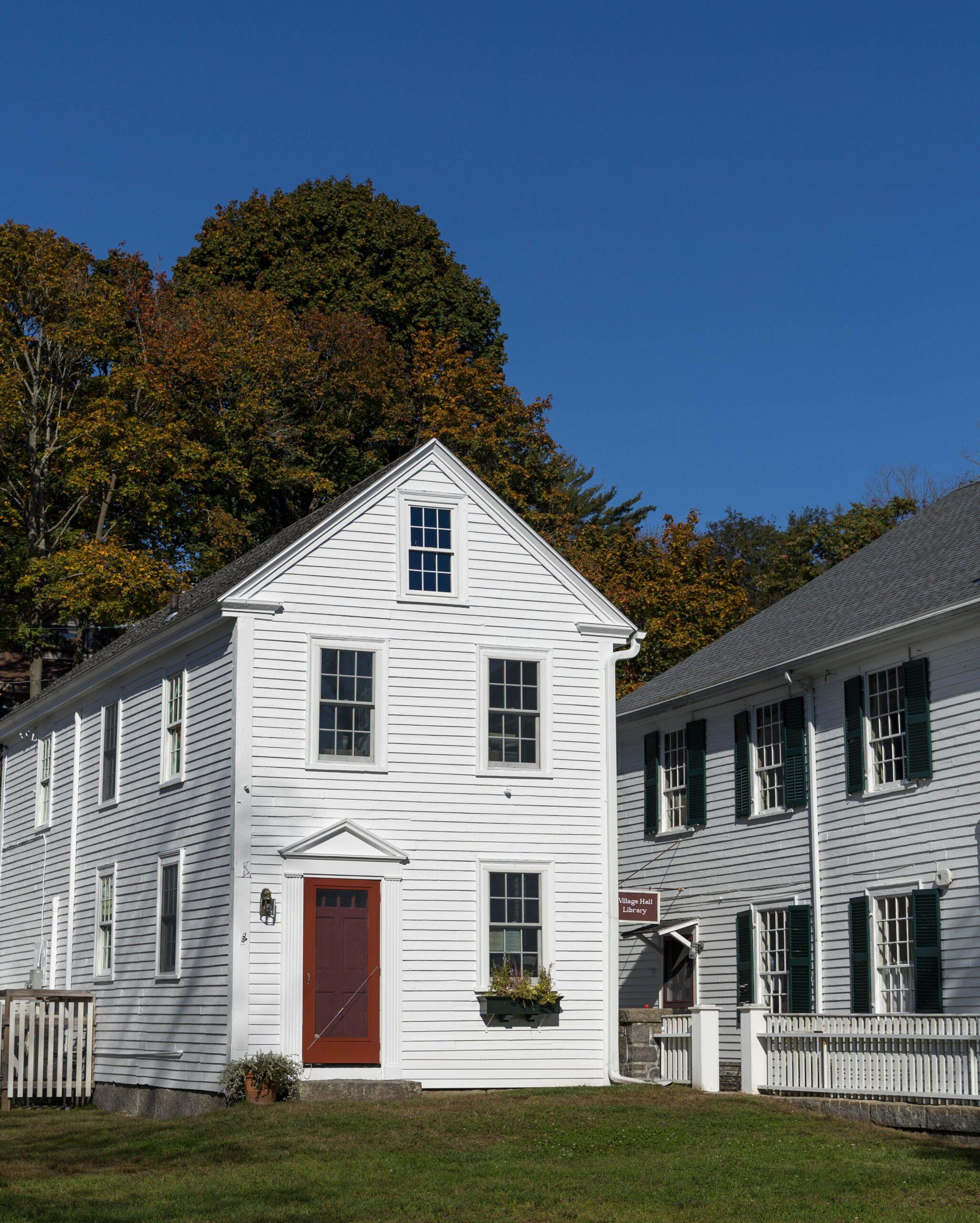 Houses on a quiet residential road
