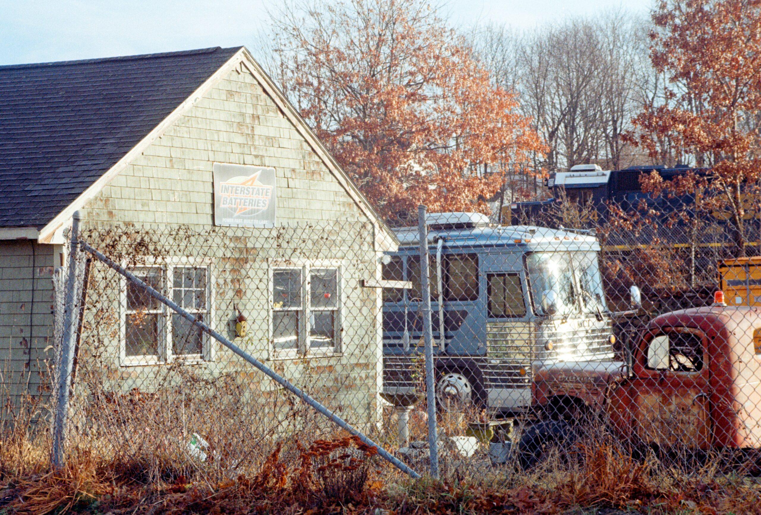 The exterior of a family home