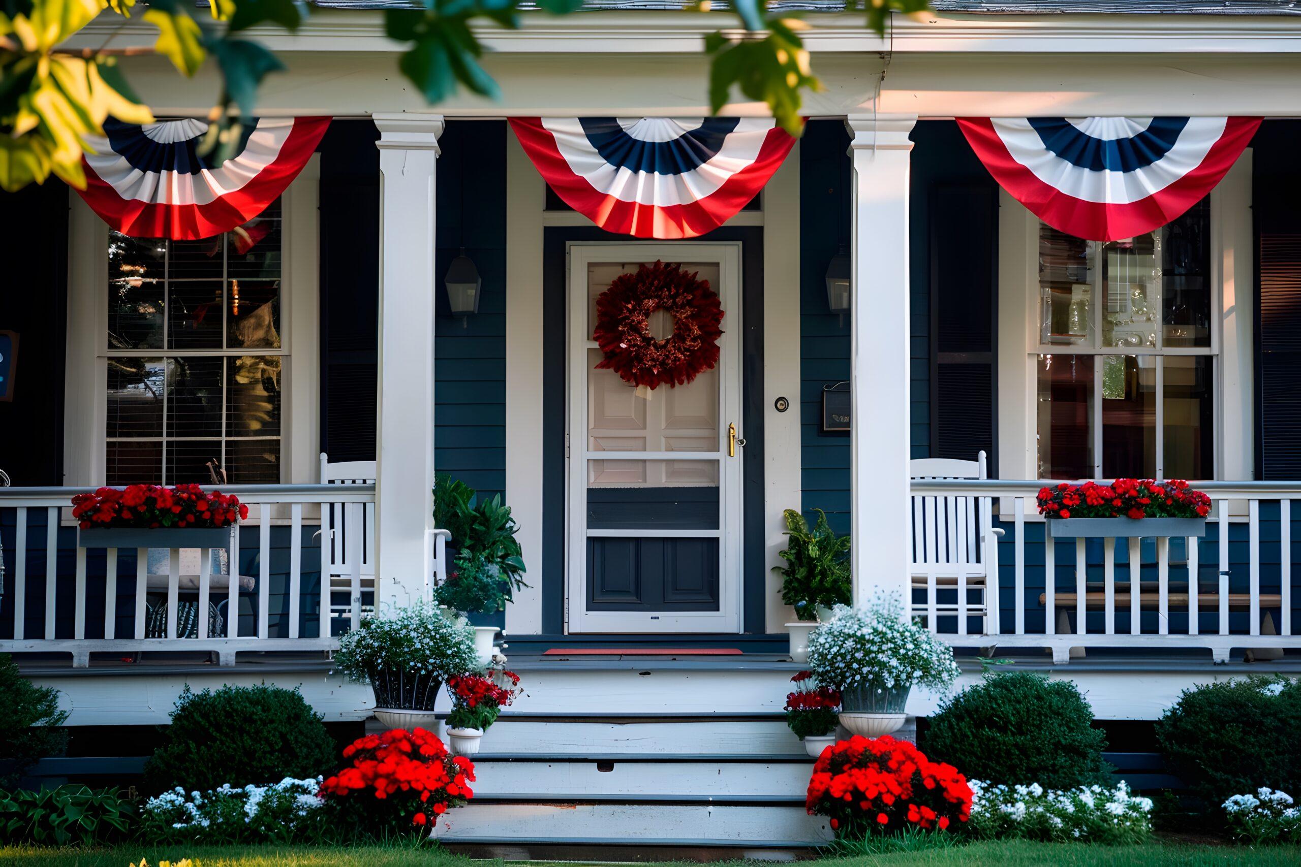 A home on a tree lined street