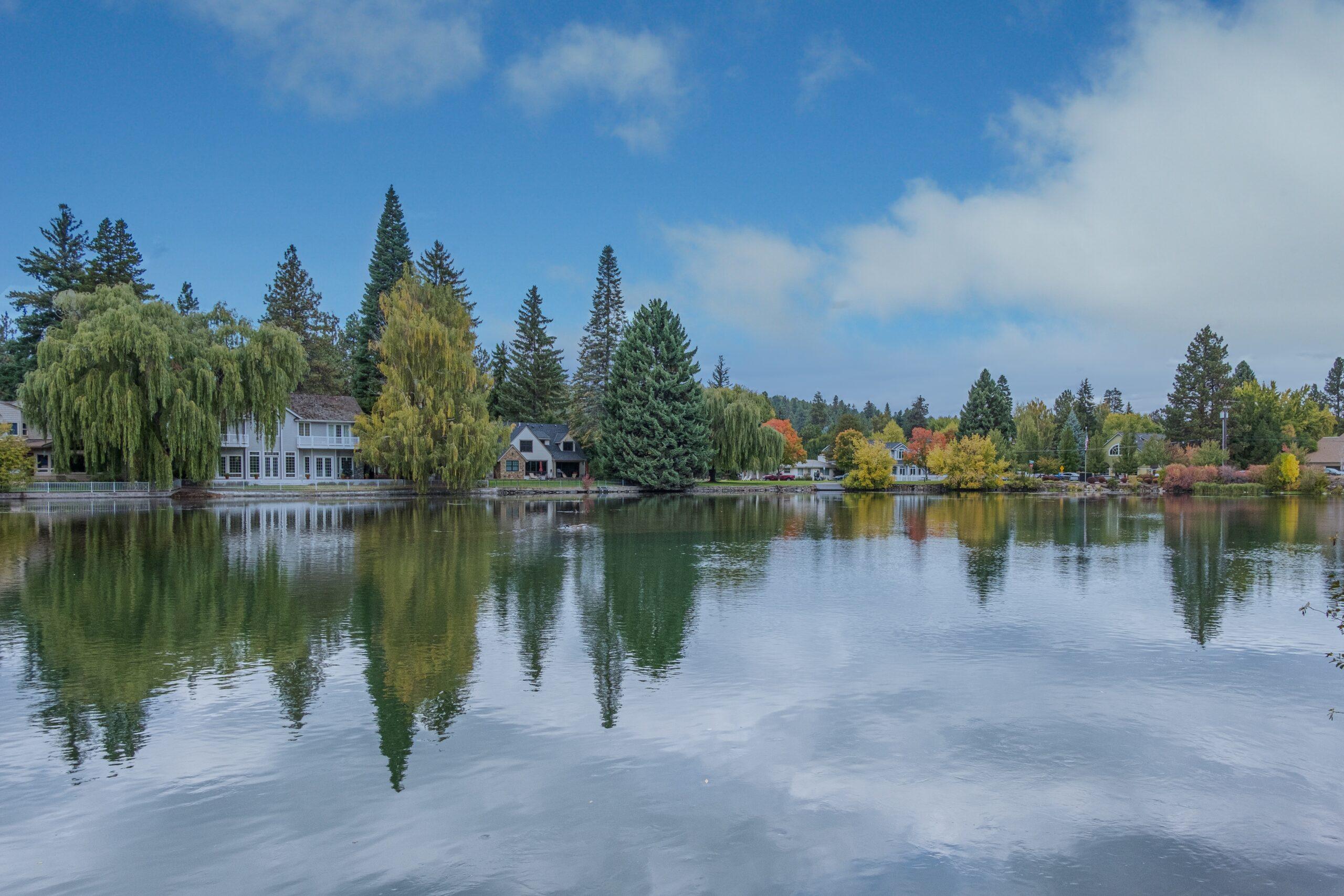 Houses near the water