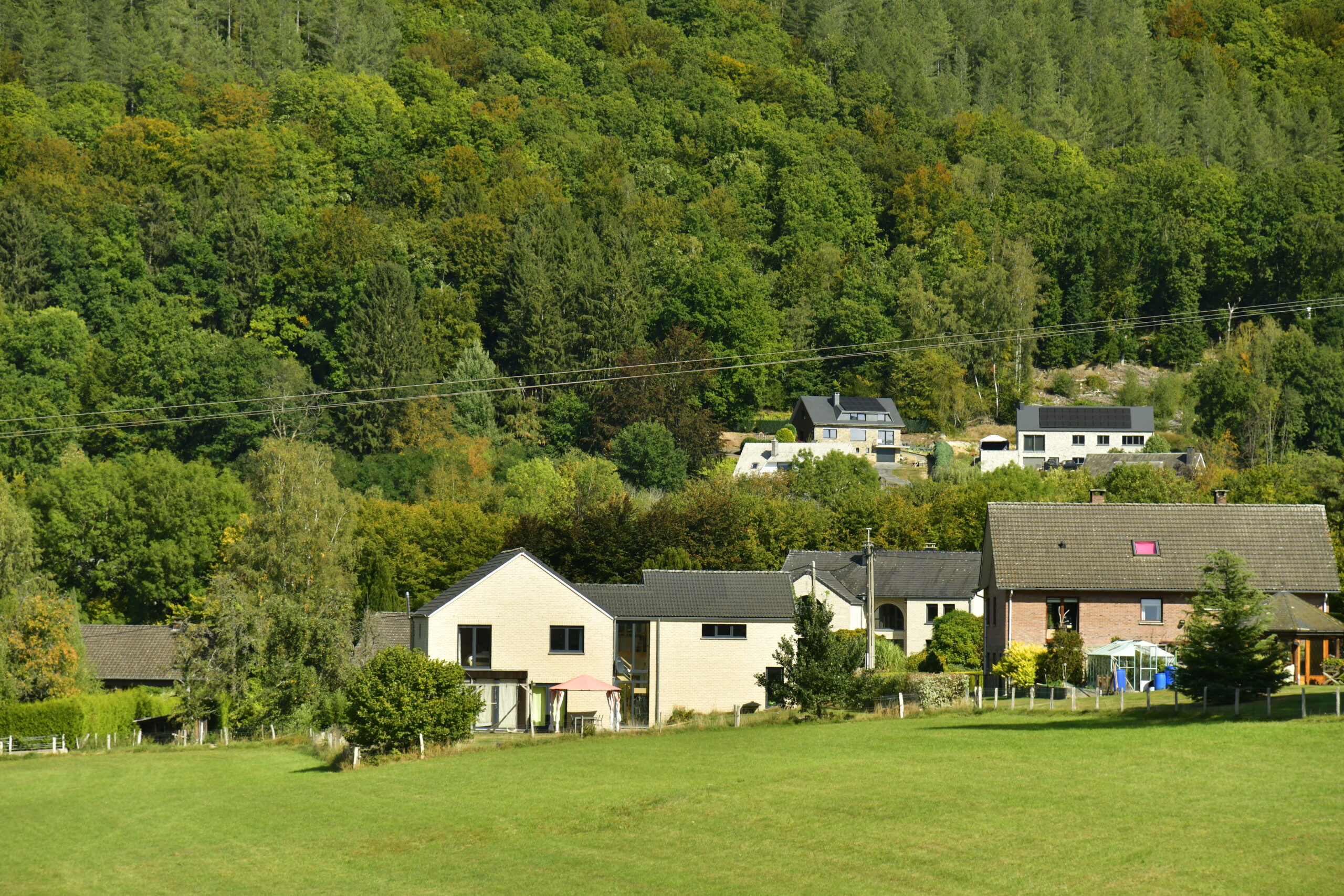 A suburban house and driveway