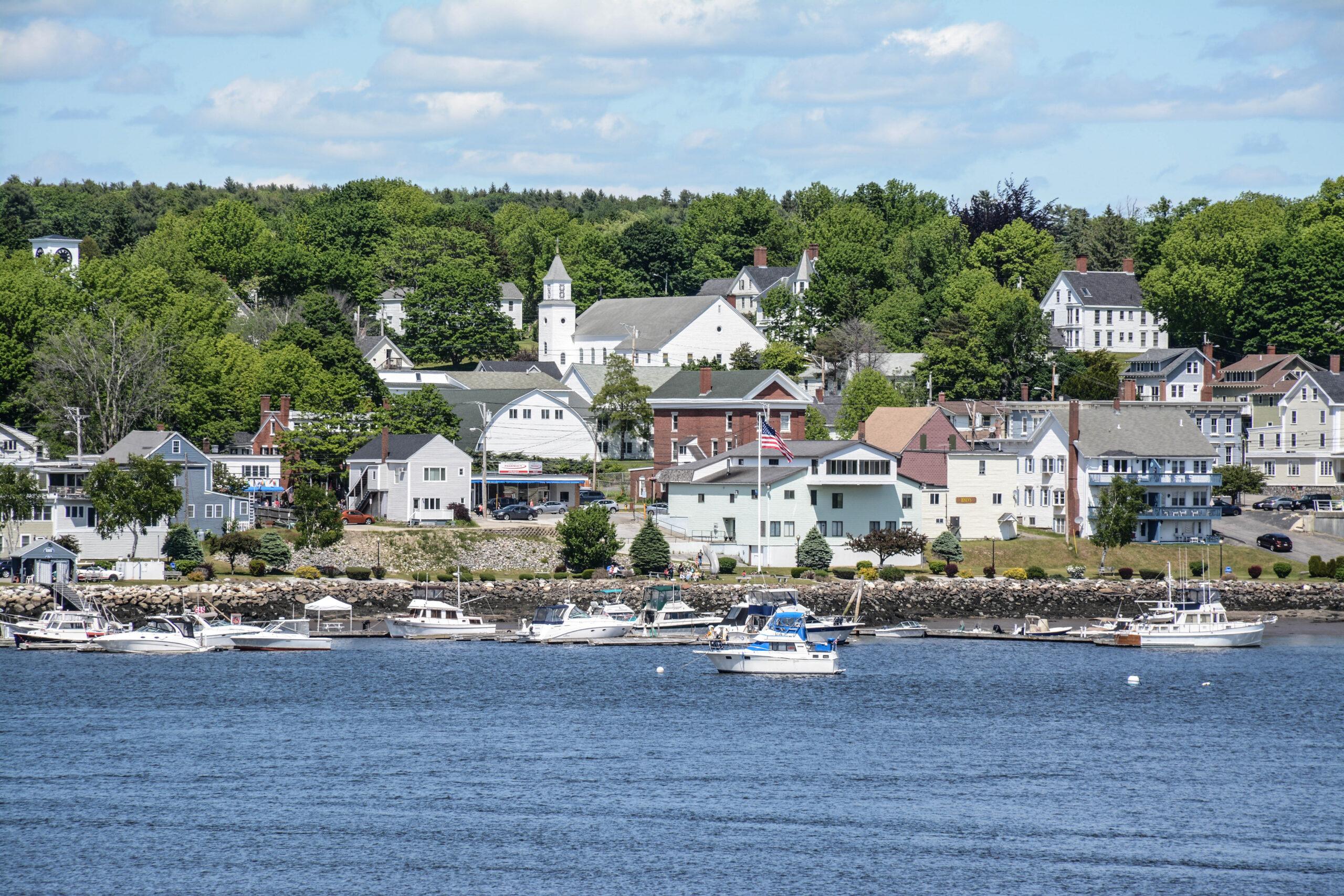 Houses near the water