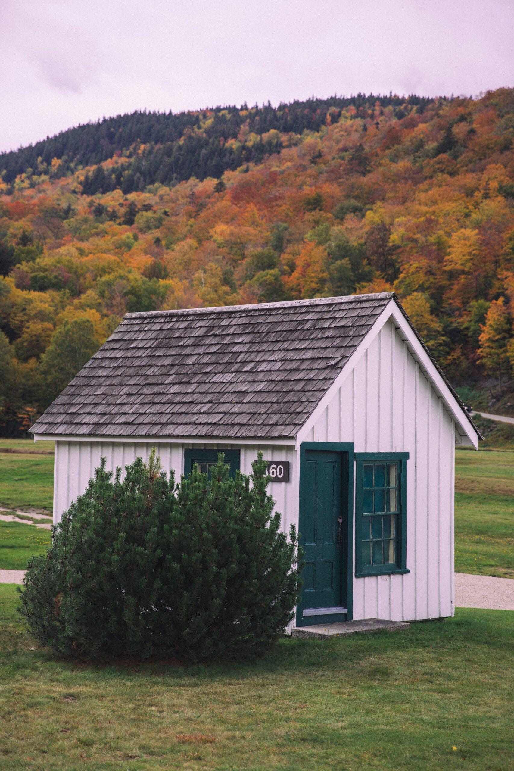 The exterior of a family home