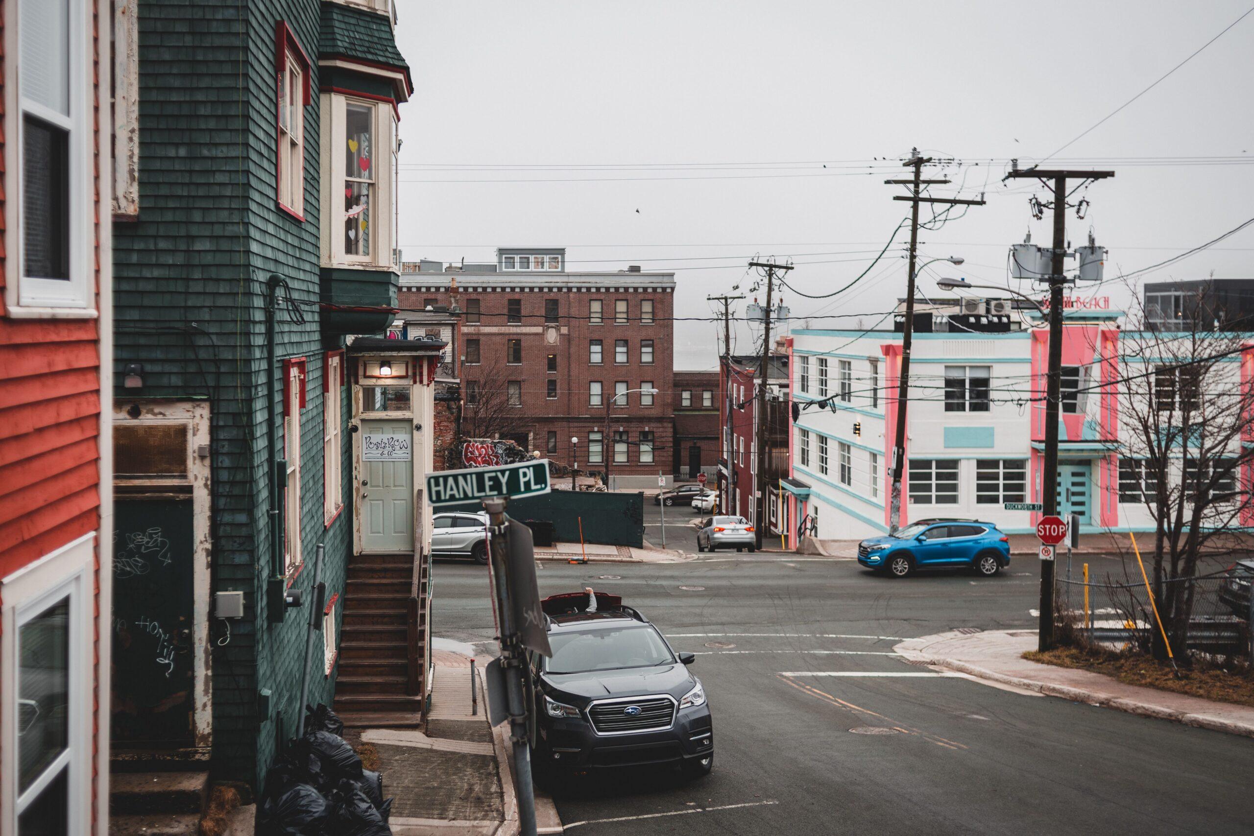 A residential street