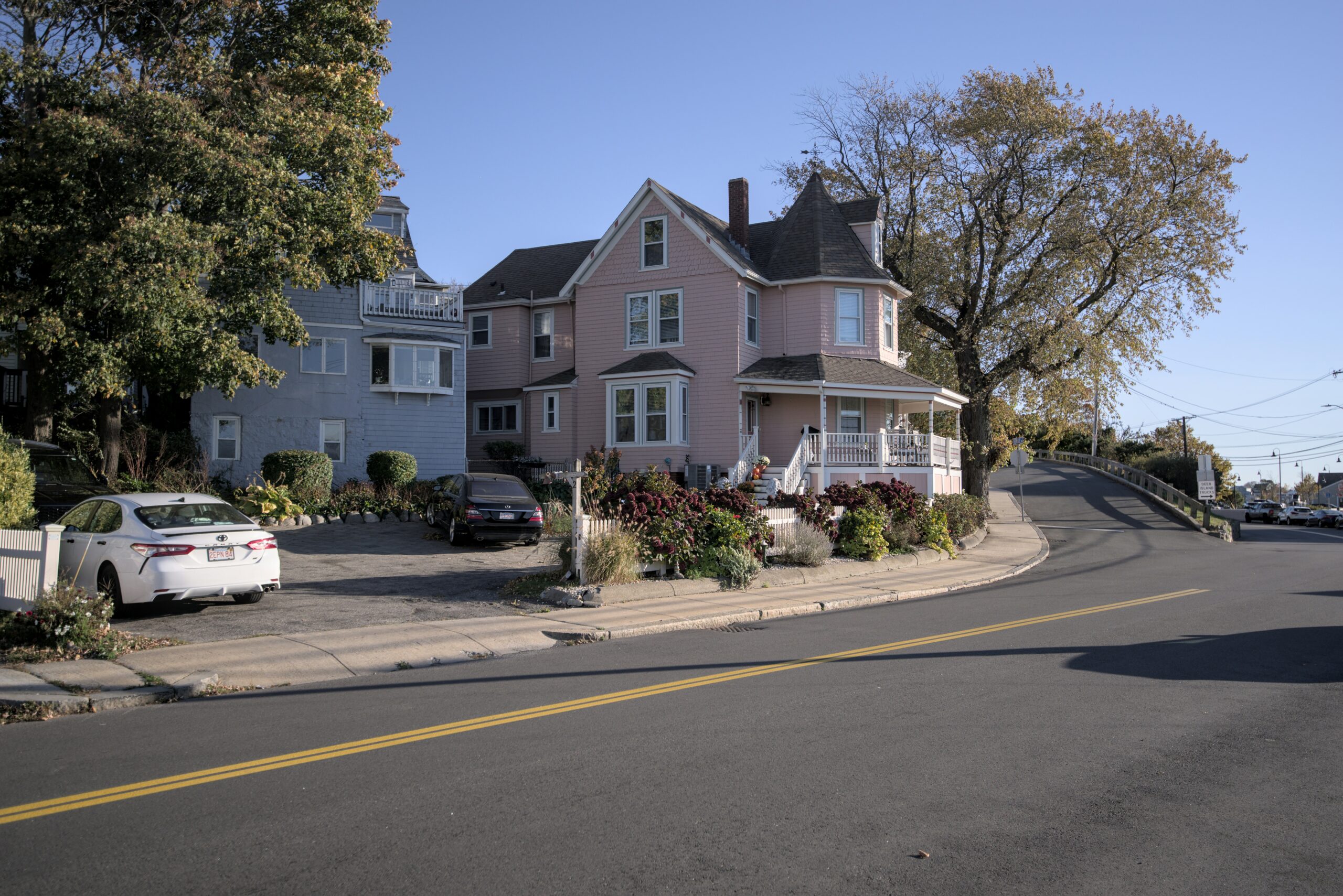The exterior of a family home