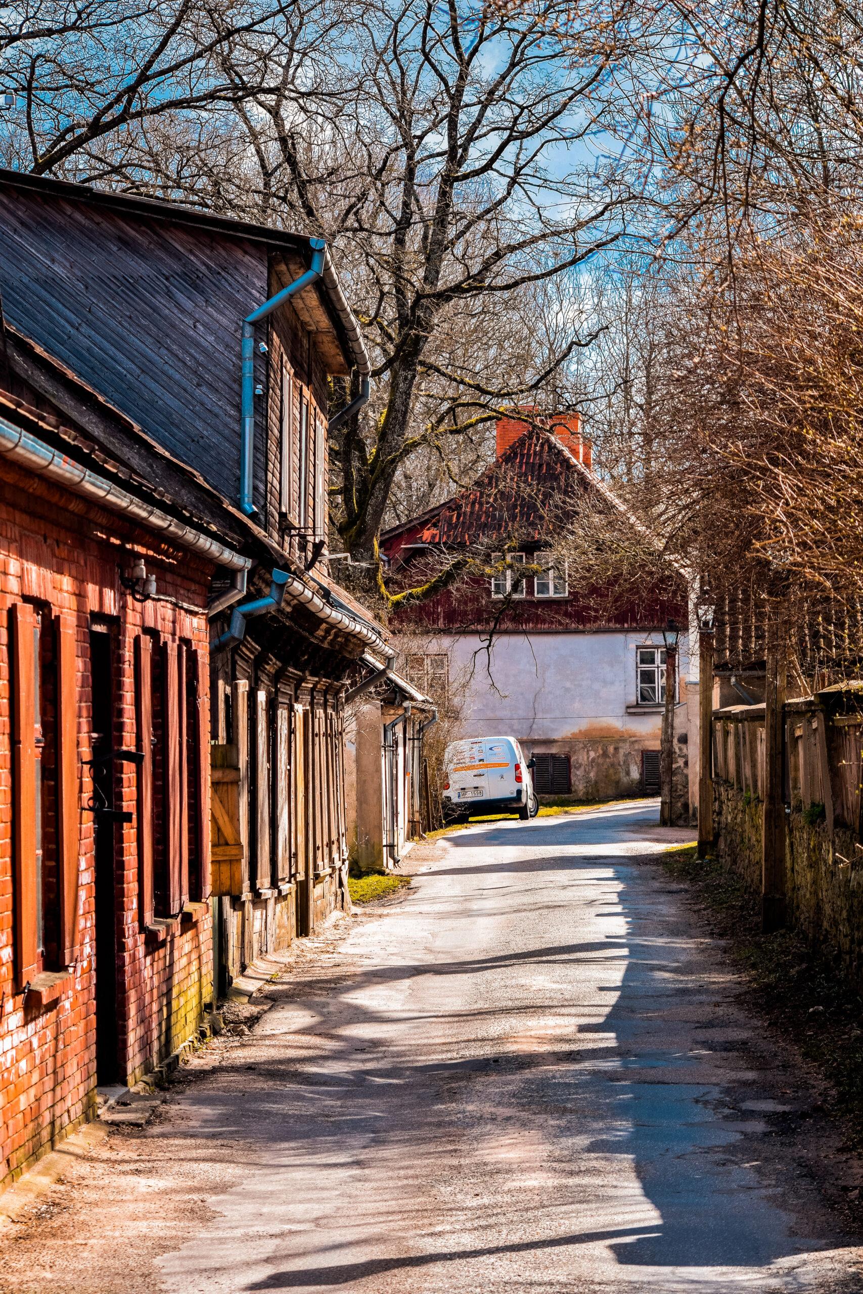 A residential street