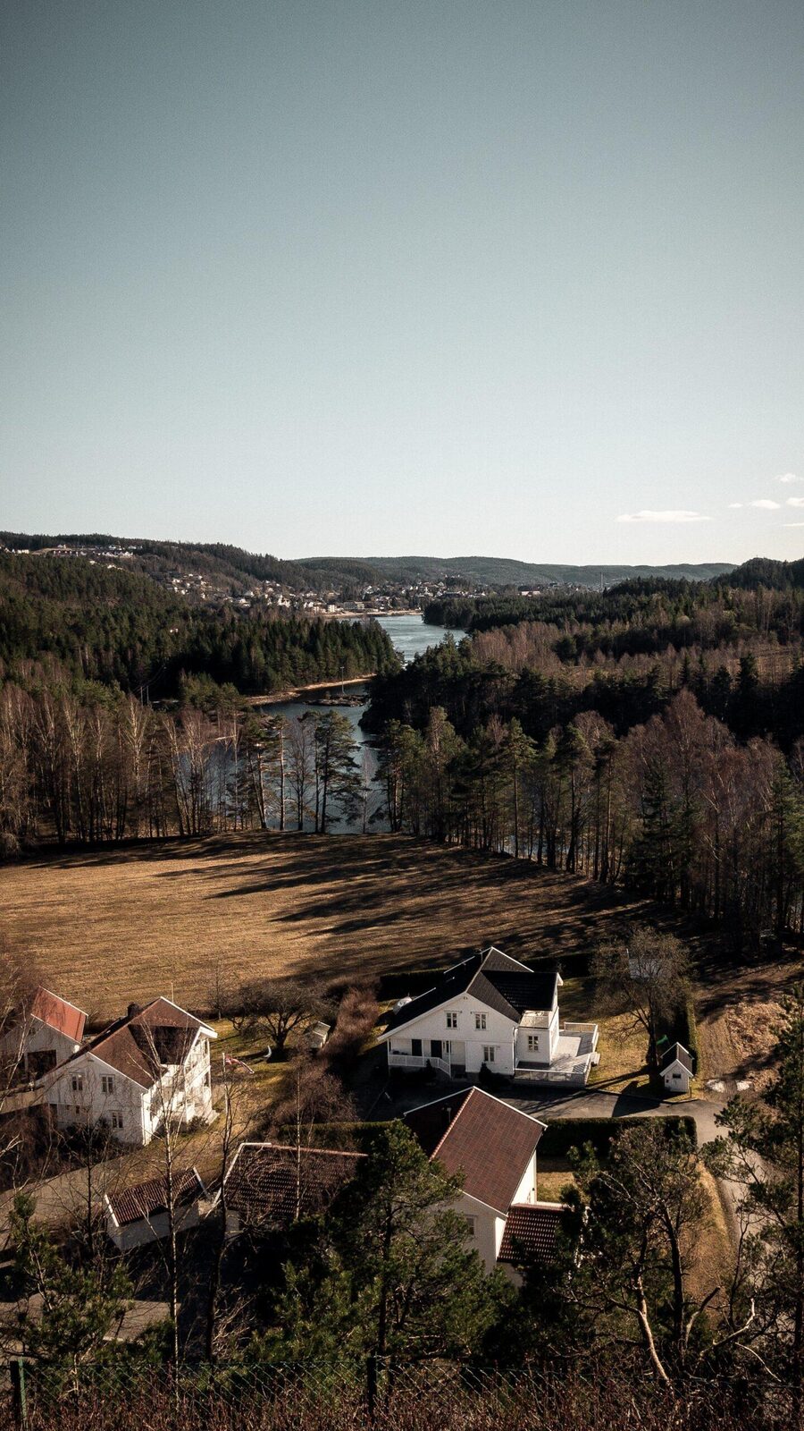Houses near the water