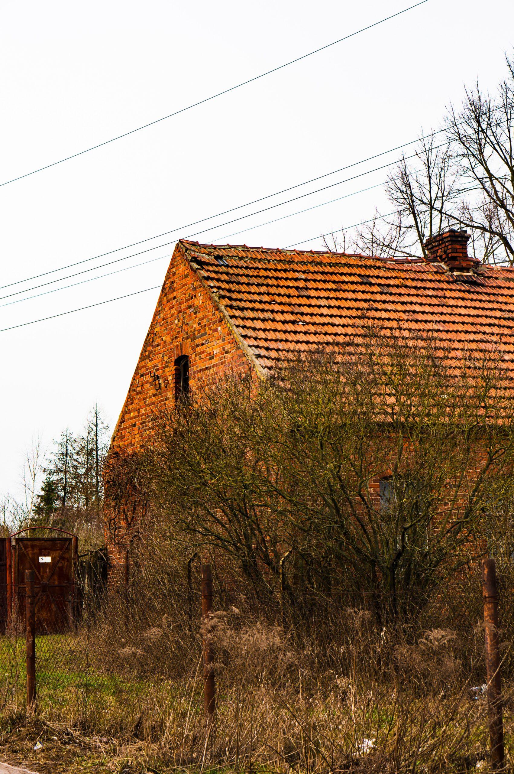 A brick residential building
