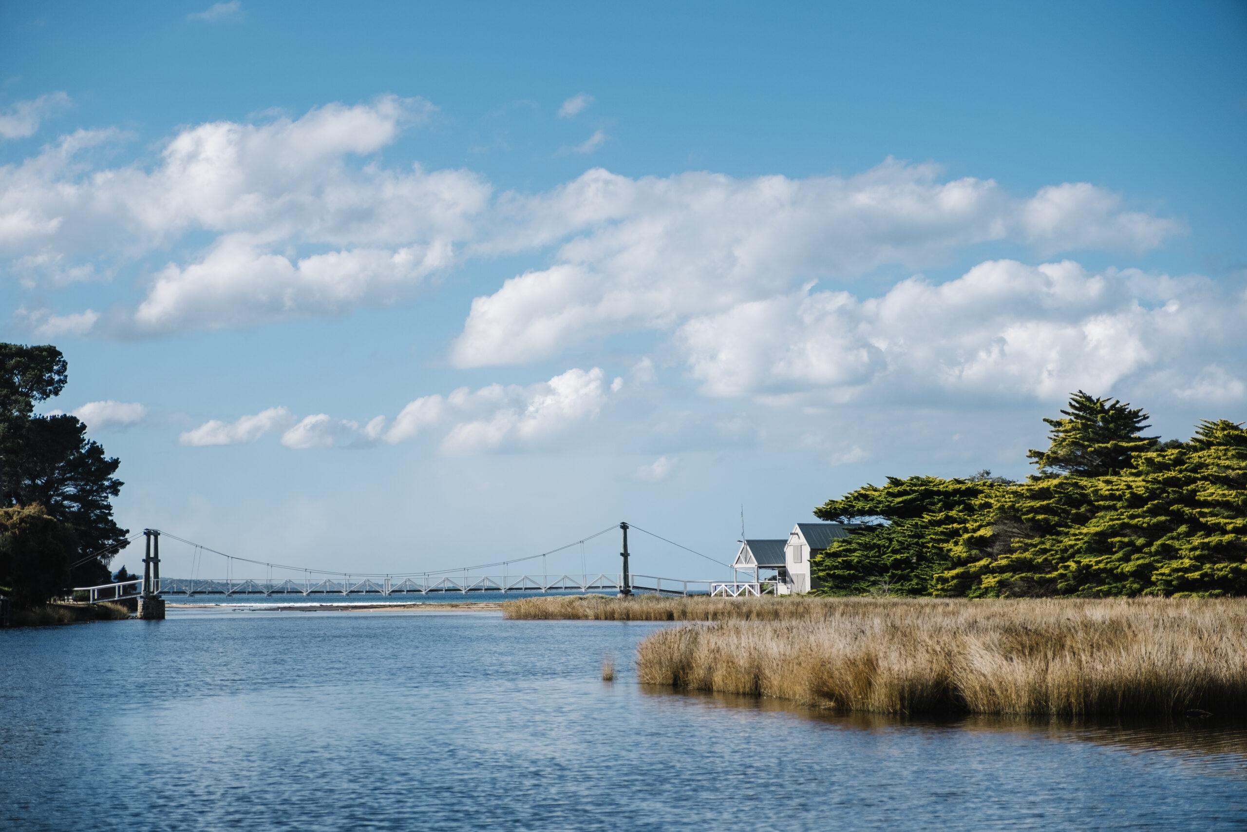 Houses near the water