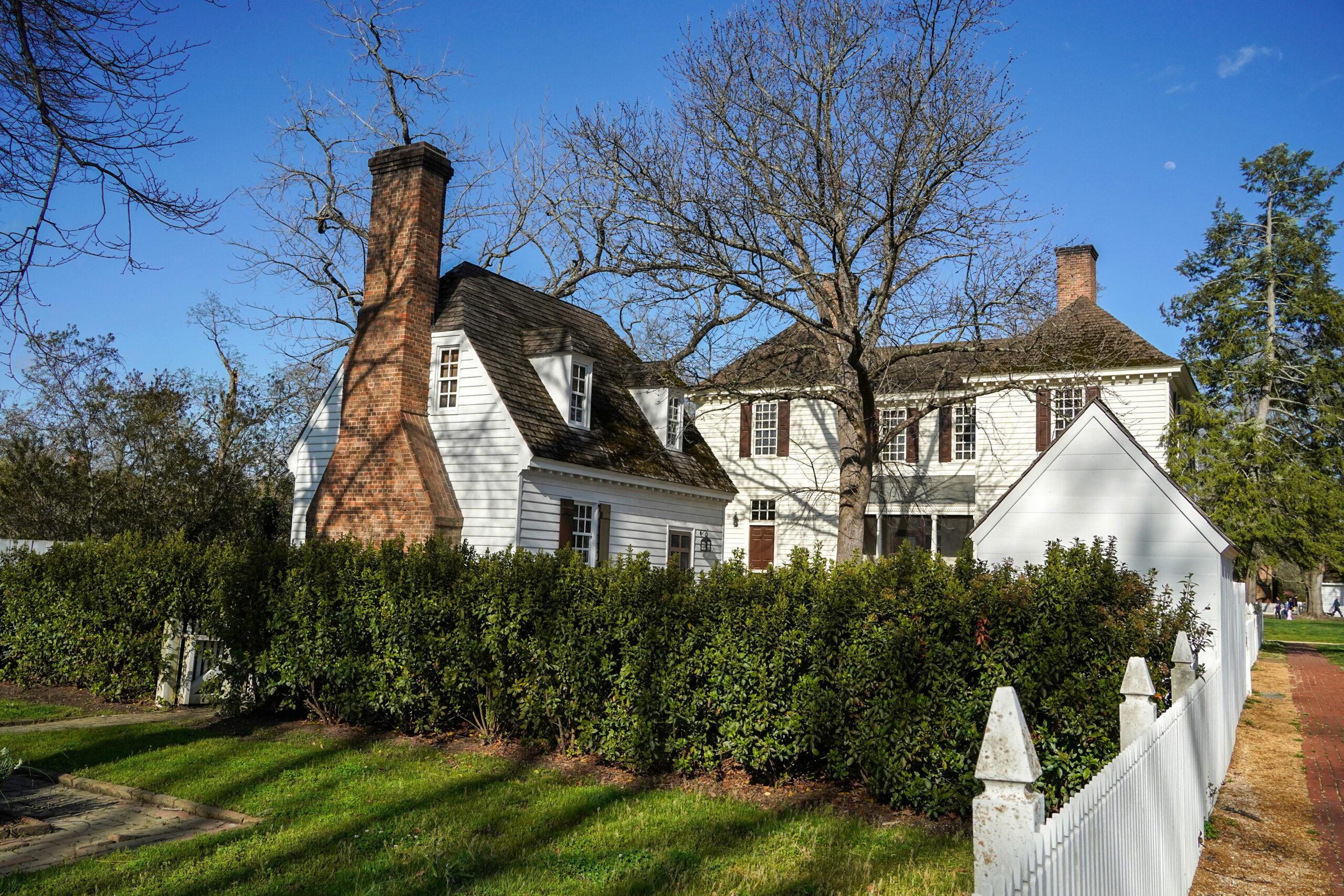The exterior of a family home