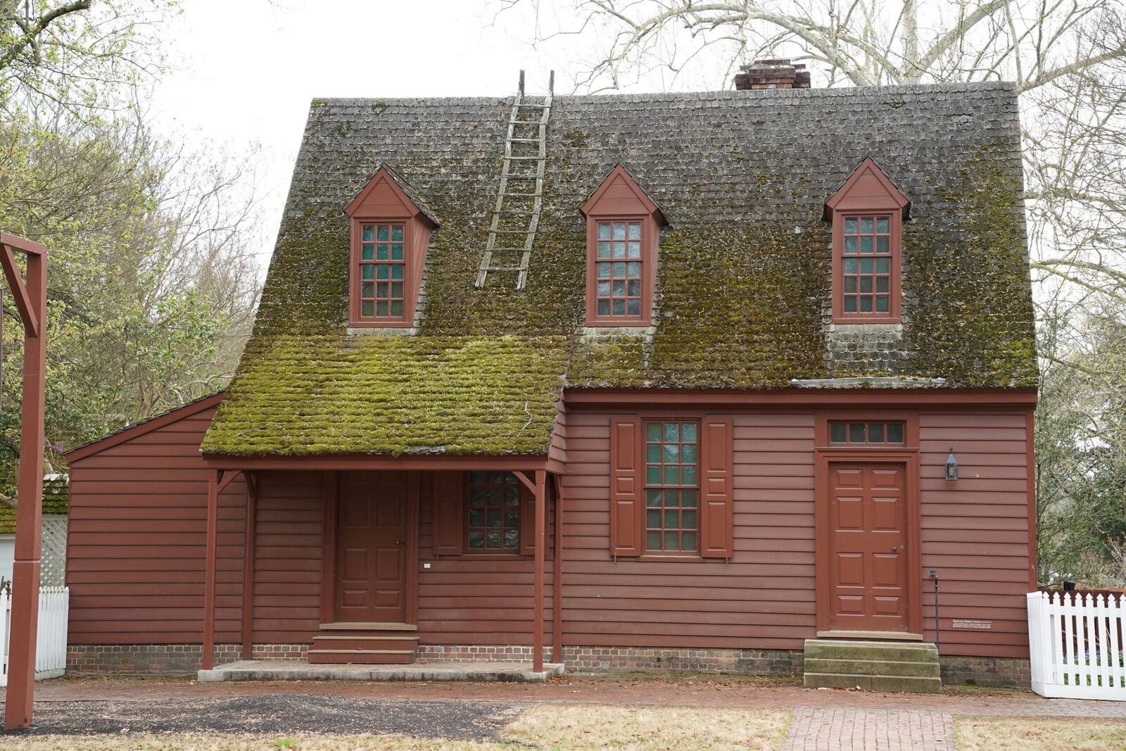 The exterior of a family home