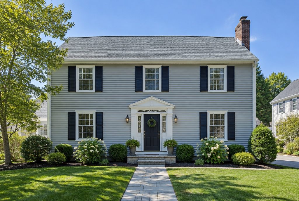 A neat Massachusetts suburban home