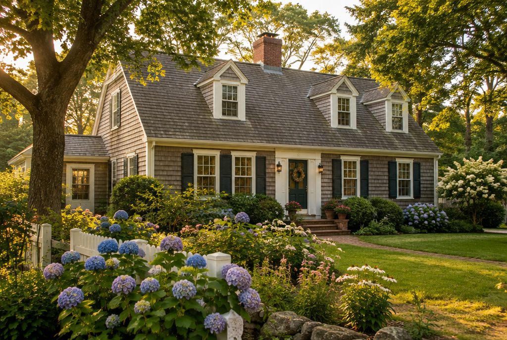 A charming older Massachusetts family home